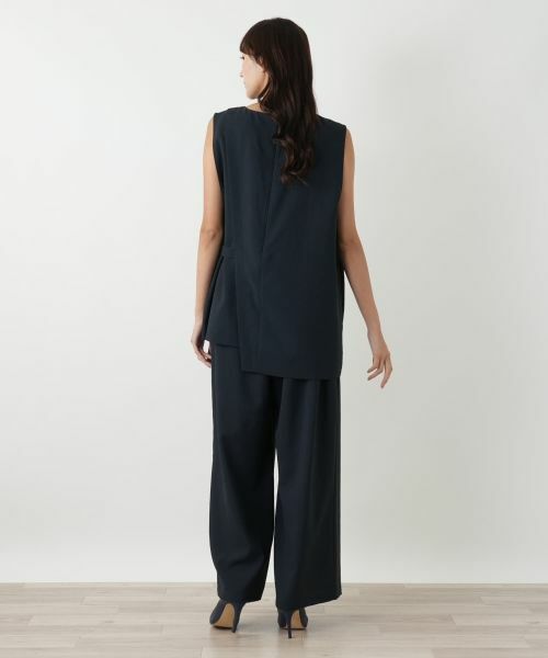 Leilian PLUS HOUSE / レリアンプラスハウス テーラードジャケット | アシンメトリーベスト【BOURGE】 | 詳細6