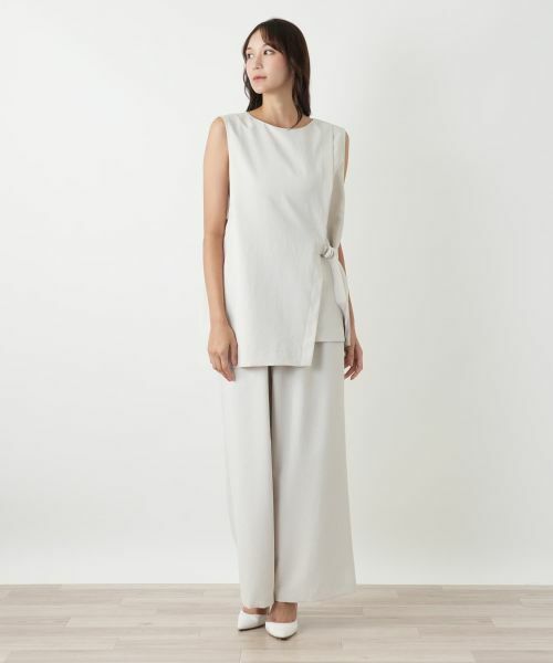 Leilian PLUS HOUSE / レリアンプラスハウス テーラードジャケット | アシンメトリーベスト【BOURGE】 | 詳細7