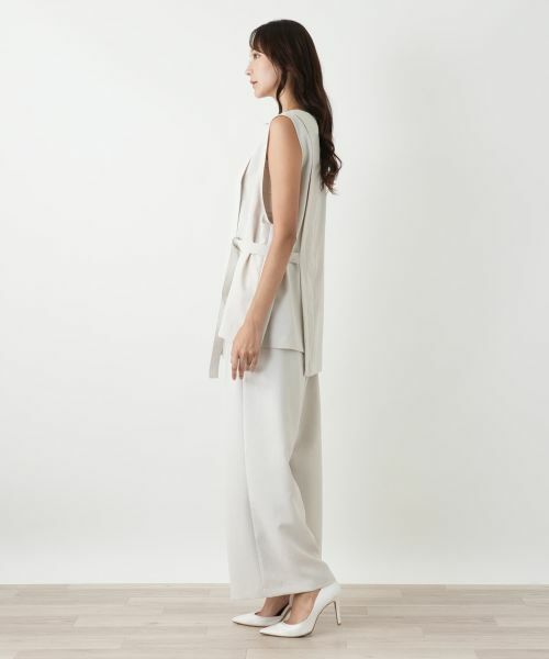 Leilian PLUS HOUSE / レリアンプラスハウス テーラードジャケット | アシンメトリーベスト【BOURGE】 | 詳細8