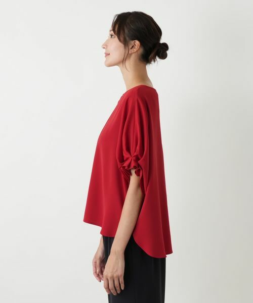 Leilian PLUS HOUSE / レリアンプラスハウス シャツ・ブラウス | タックスリーブブラウス【NEMIKA】 | 詳細11