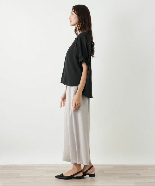 Leilian PLUS HOUSE / レリアンプラスハウス シャツ・ブラウス | タックスリーブブラウス【NEMIKA】 | 詳細2