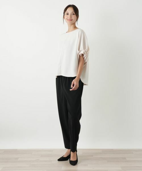 Leilian PLUS HOUSE / レリアンプラスハウス シャツ・ブラウス | タックスリーブブラウス【NEMIKA】 | 詳細4