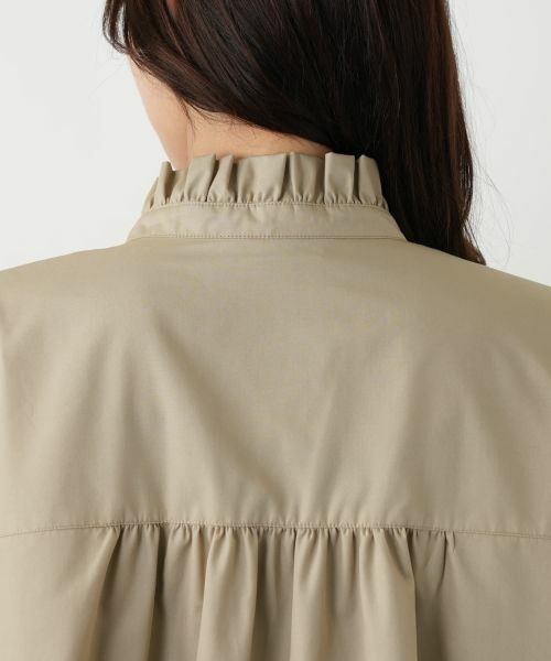 Leilian PLUS HOUSE / レリアンプラスハウス シャツ・ブラウス | フリルネックボリュームスリーブブラウス【NEMIKA】 | 詳細17