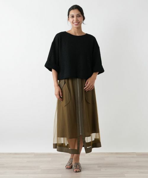 Leilian PLUS HOUSE / レリアンプラスハウス シャツ・ブラウス | ワイドスリーブプルオーバー【NEMIKA】 | 詳細4