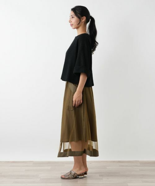 Leilian PLUS HOUSE / レリアンプラスハウス シャツ・ブラウス | ワイドスリーブプルオーバー【NEMIKA】 | 詳細5