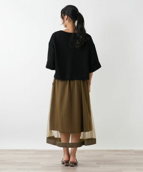 Leilian PLUS HOUSE / レリアンプラスハウス シャツ・ブラウス | ワイドスリーブプルオーバー【NEMIKA】 | 詳細6