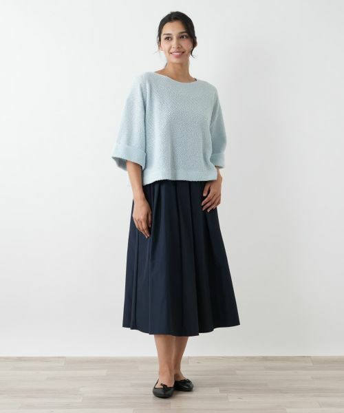 Leilian PLUS HOUSE / レリアンプラスハウス シャツ・ブラウス | ワイドスリーブプルオーバー【NEMIKA】 | 詳細7