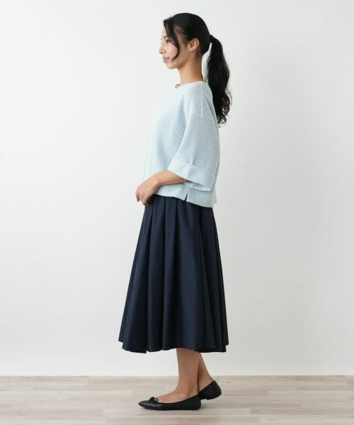 Leilian PLUS HOUSE / レリアンプラスハウス シャツ・ブラウス | ワイドスリーブプルオーバー【NEMIKA】 | 詳細8