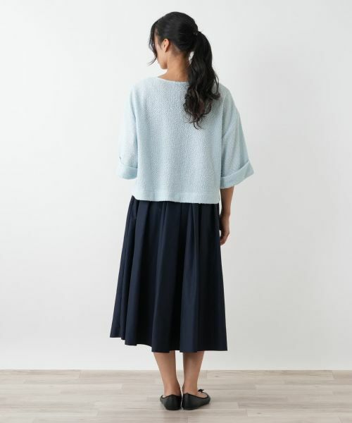 Leilian PLUS HOUSE / レリアンプラスハウス シャツ・ブラウス | ワイドスリーブプルオーバー【NEMIKA】 | 詳細9