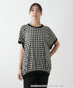 Leilian PLUS HOUSE / レリアンプラスハウス シャツ・ブラウス | プリントブラウス【プラス企画】