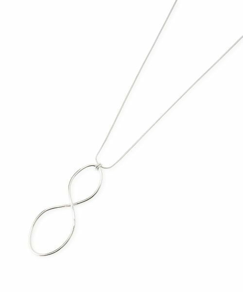 Leilian PLUS HOUSE/レリアンプラスハウス ロングネックレス アッシュグレー その他 Leilian PLUS HOUSE/レリアンプラスハウス ロングネックレス アッシュグレー その他