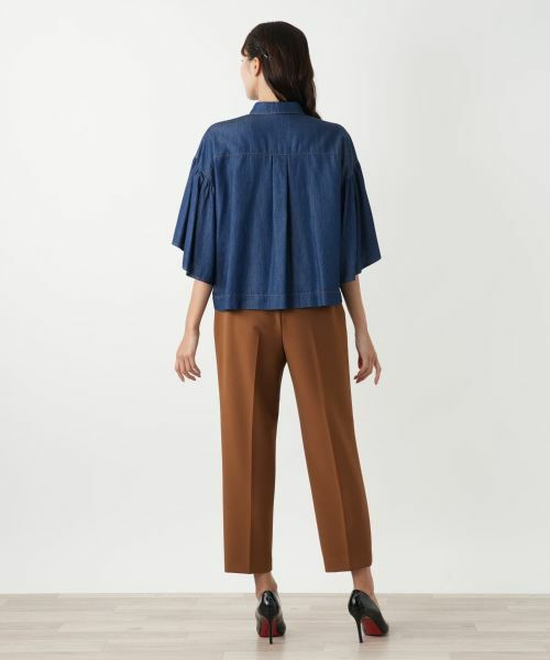 Leilian PLUS HOUSE / レリアンプラスハウス シャツ・ブラウス | ワイドスリーブブラウス【NEMIKA】 | 詳細3