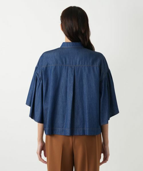 Leilian PLUS HOUSE / レリアンプラスハウス シャツ・ブラウス | ワイドスリーブブラウス【NEMIKA】 | 詳細6