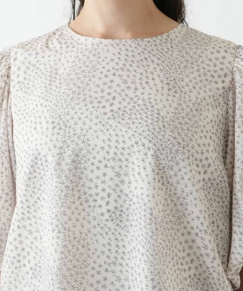 Leilian PLUS HOUSE / レリアンプラスハウス シャツ・ブラウス | フラワープリントブラウス【NEMIKA】 | 詳細10