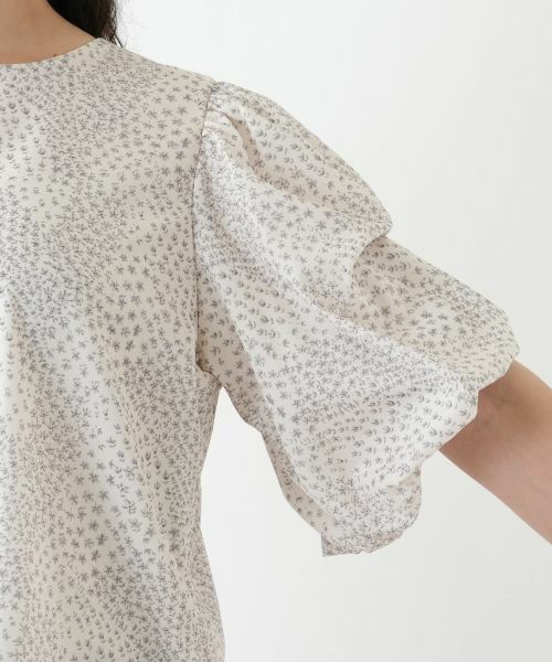 Leilian PLUS HOUSE / レリアンプラスハウス シャツ・ブラウス | フラワープリントブラウス【NEMIKA】 | 詳細12