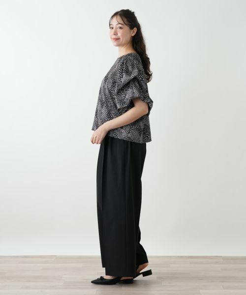 Leilian PLUS HOUSE / レリアンプラスハウス シャツ・ブラウス | フラワープリントブラウス【NEMIKA】 | 詳細2