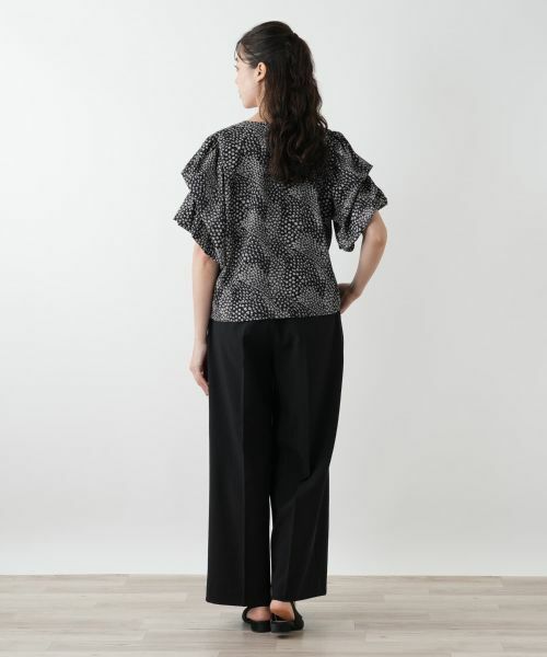 Leilian PLUS HOUSE / レリアンプラスハウス シャツ・ブラウス | フラワープリントブラウス【NEMIKA】 | 詳細3