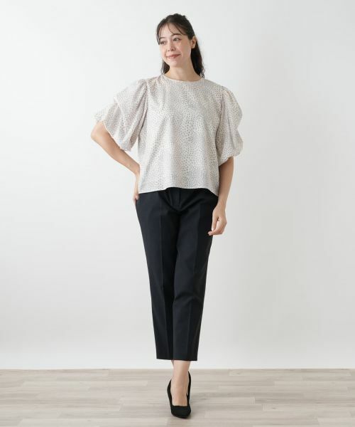 Leilian PLUS HOUSE / レリアンプラスハウス シャツ・ブラウス | フラワープリントブラウス【NEMIKA】 | 詳細4