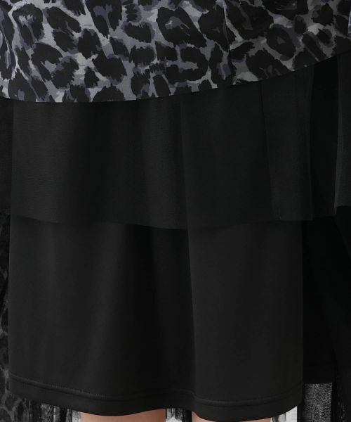 Leilian PLUS HOUSE / レリアンプラスハウス ミニ・ひざ丈スカート | プリントチュールロングスカート【NEMIKA】 | 詳細12