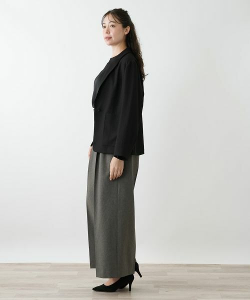 Leilian PLUS HOUSE / レリアンプラスハウス その他パンツ | センタープレスワイドパンツ【NEMIKA】 | 詳細11