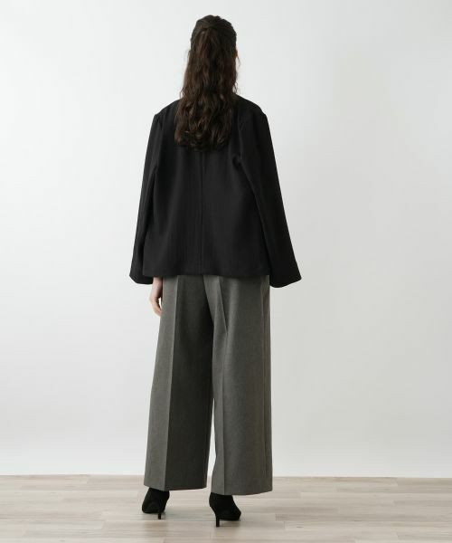 Leilian PLUS HOUSE / レリアンプラスハウス その他パンツ | センタープレスワイドパンツ【NEMIKA】 | 詳細12