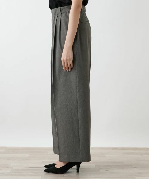 Leilian PLUS HOUSE / レリアンプラスハウス その他パンツ | センタープレスワイドパンツ【NEMIKA】 | 詳細14