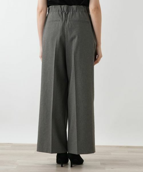 Leilian PLUS HOUSE / レリアンプラスハウス その他パンツ | センタープレスワイドパンツ【NEMIKA】 | 詳細15