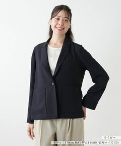 Leilian PLUS HOUSE / レリアンプラスハウス テーラードジャケット | ライトブレザー【NEMIKA】