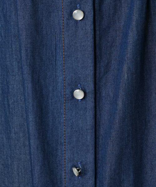 Leilian PLUS HOUSE / レリアンプラスハウス ドレス | フリルスタンドカラーワンピース【NEMIKA】 | 詳細12