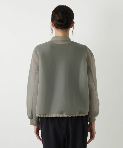 Leilian PLUS HOUSE / レリアンプラスハウス その他アウター | シアージップブルゾン【NEMIKA】 | 詳細12