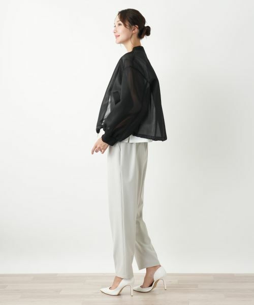 Leilian PLUS HOUSE / レリアンプラスハウス その他アウター | シアージップブルゾン【NEMIKA】 | 詳細2