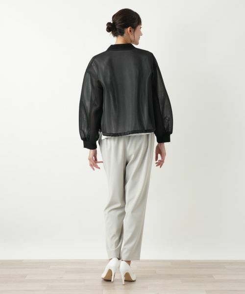 Leilian PLUS HOUSE / レリアンプラスハウス その他アウター | シアージップブルゾン【NEMIKA】 | 詳細3