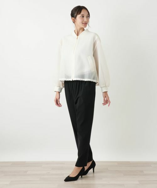 Leilian PLUS HOUSE / レリアンプラスハウス その他アウター | シアージップブルゾン【NEMIKA】 | 詳細4