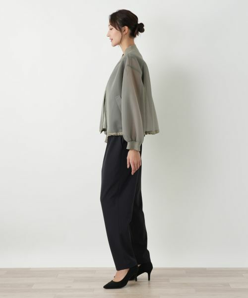 Leilian PLUS HOUSE / レリアンプラスハウス その他アウター | シアージップブルゾン【NEMIKA】 | 詳細8