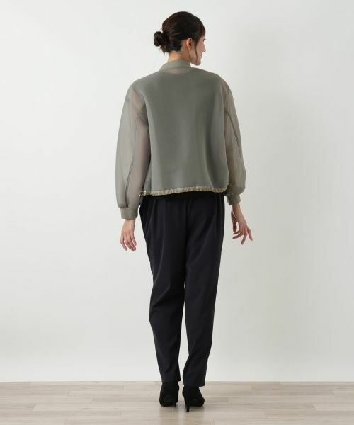 Leilian PLUS HOUSE / レリアンプラスハウス その他アウター | シアージップブルゾン【NEMIKA】 | 詳細9