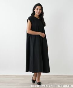 Leilian PLUS HOUSE / レリアンプラスハウス ドレス | ノースリーブフレアワンピース【NEMIKA】