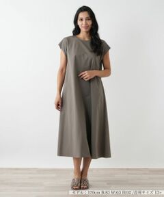 Leilian PLUS HOUSE / レリアンプラスハウス ドレス | ノースリーブフレアワンピース【NEMIKA】