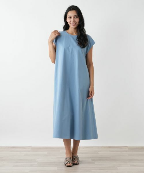 Leilian PLUS HOUSE / レリアンプラスハウス ドレス | ノースリーブフレアワンピース【NEMIKA】 | 詳細10