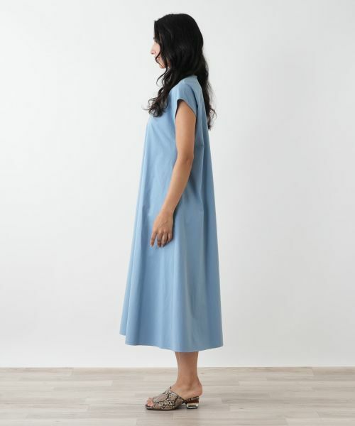 Leilian PLUS HOUSE / レリアンプラスハウス ドレス | ノースリーブフレアワンピース【NEMIKA】 | 詳細11