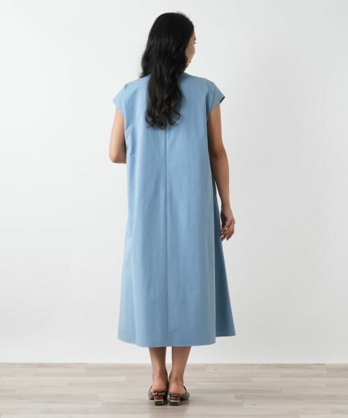 Leilian PLUS HOUSE / レリアンプラスハウス ドレス | ノースリーブフレアワンピース【NEMIKA】 | 詳細12