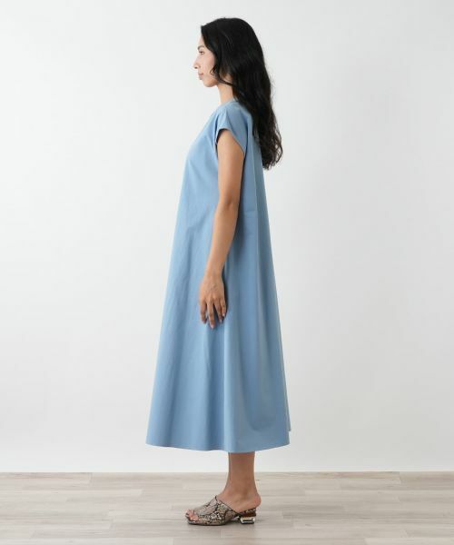 Leilian PLUS HOUSE / レリアンプラスハウス ドレス | ノースリーブフレアワンピース【NEMIKA】 | 詳細14