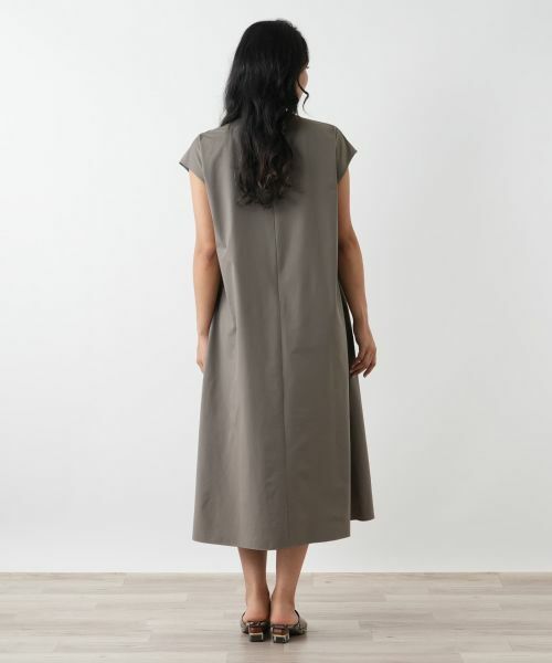 Leilian PLUS HOUSE / レリアンプラスハウス ドレス | ノースリーブフレアワンピース【NEMIKA】 | 詳細9