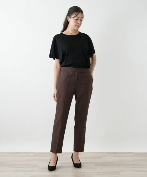 Leilian PLUS HOUSE / レリアンプラスハウス その他パンツ | センタープレスパンツ【NEMIKA】 | 詳細1