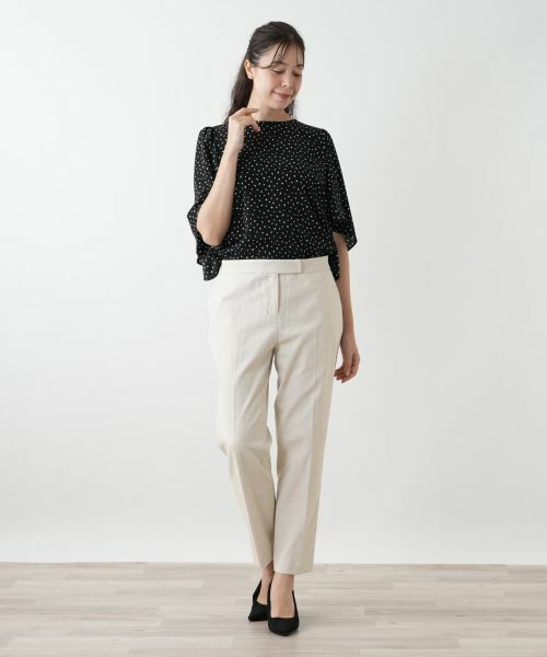 Leilian PLUS HOUSE / レリアンプラスハウス その他パンツ | センタープレスパンツ【NEMIKA】 | 詳細10