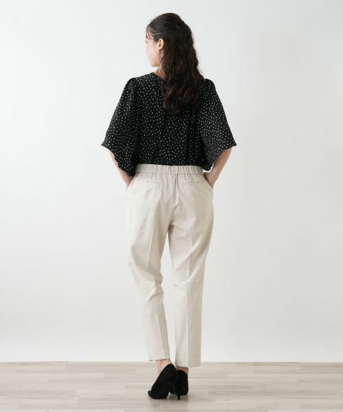 Leilian PLUS HOUSE / レリアンプラスハウス その他パンツ | センタープレスパンツ【NEMIKA】 | 詳細12