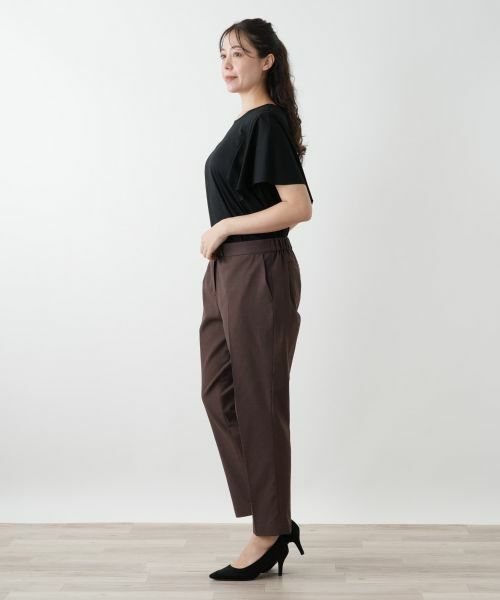 Leilian PLUS HOUSE / レリアンプラスハウス その他パンツ | センタープレスパンツ【NEMIKA】 | 詳細2