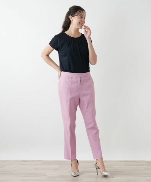Leilian PLUS HOUSE / レリアンプラスハウス その他パンツ | センタープレスパンツ【NEMIKA】 | 詳細7
