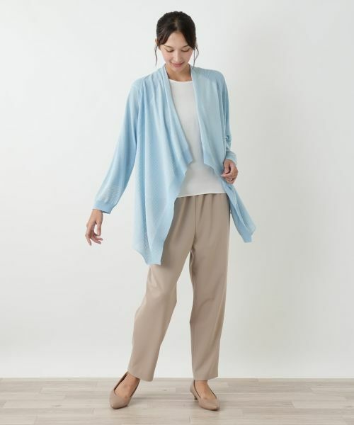 Leilian PLUS HOUSE / レリアンプラスハウス カーディガン・ボレロ | イレギュラーヘムカーディガン | 詳細1