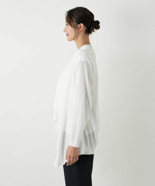 Leilian PLUS HOUSE / レリアンプラスハウス カーディガン・ボレロ | イレギュラーヘムカーディガン | 詳細11