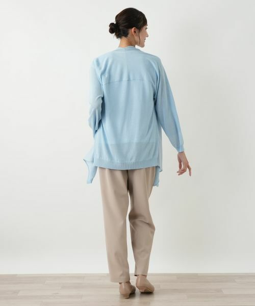 Leilian PLUS HOUSE / レリアンプラスハウス カーディガン・ボレロ | イレギュラーヘムカーディガン | 詳細3